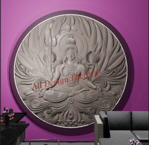 Shiv ji round 48x48x1.5