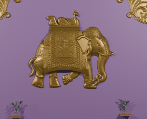 Elephant 36x38x3